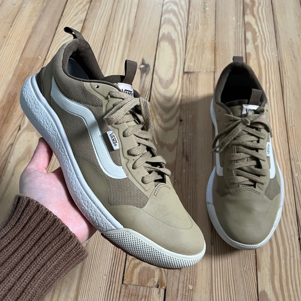 Vans UltraRange Rapidweld Mens 10 Khaki Brown Low Top Athletic Sneakers
